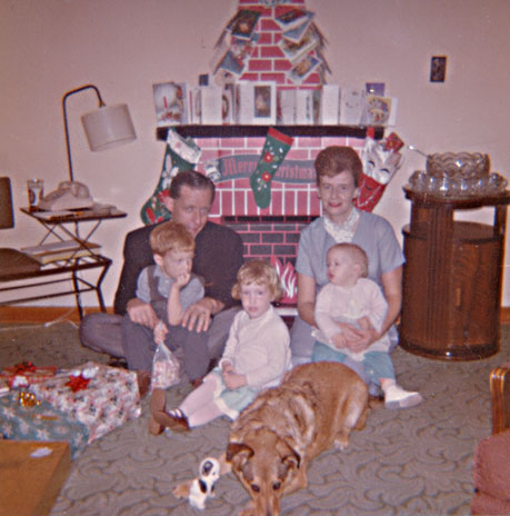 Dad, Mom, and us kids