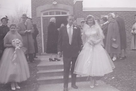 Mom and Dad marry November 1955