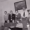 Dad with his family and Mom